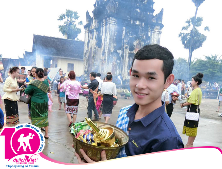 Du lịch Huế - Lào - Đông Bắc Thái tham gia Lễ hội té nước 2018